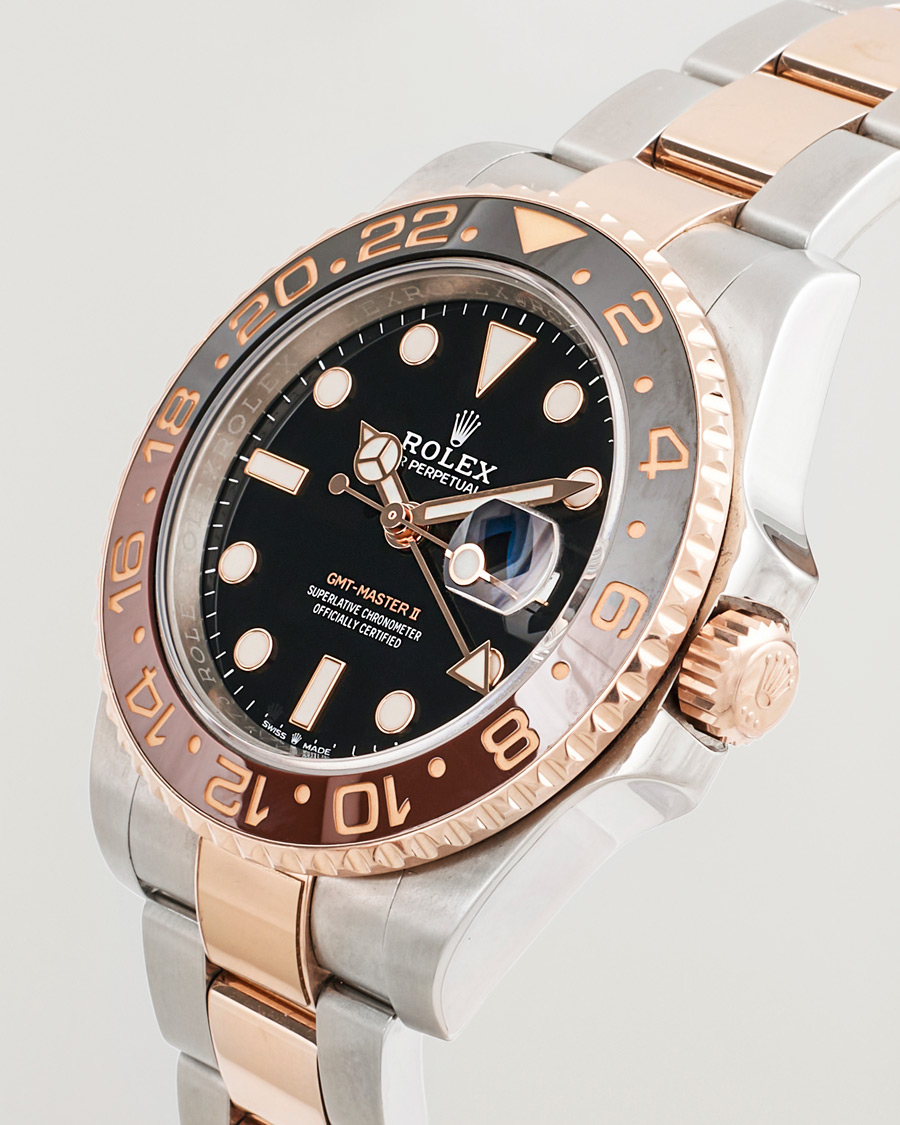 Hombres | Pre-Owned & Vintage Watches | Rolex Pre-Owned | GMT Master II Root Beer