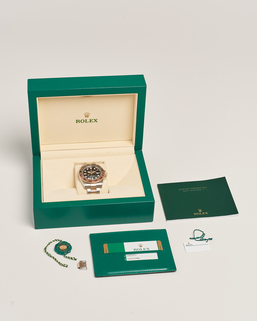 Hombres | Pre-Owned & Vintage Watches | Rolex Pre-Owned | GMT Master II Root Beer