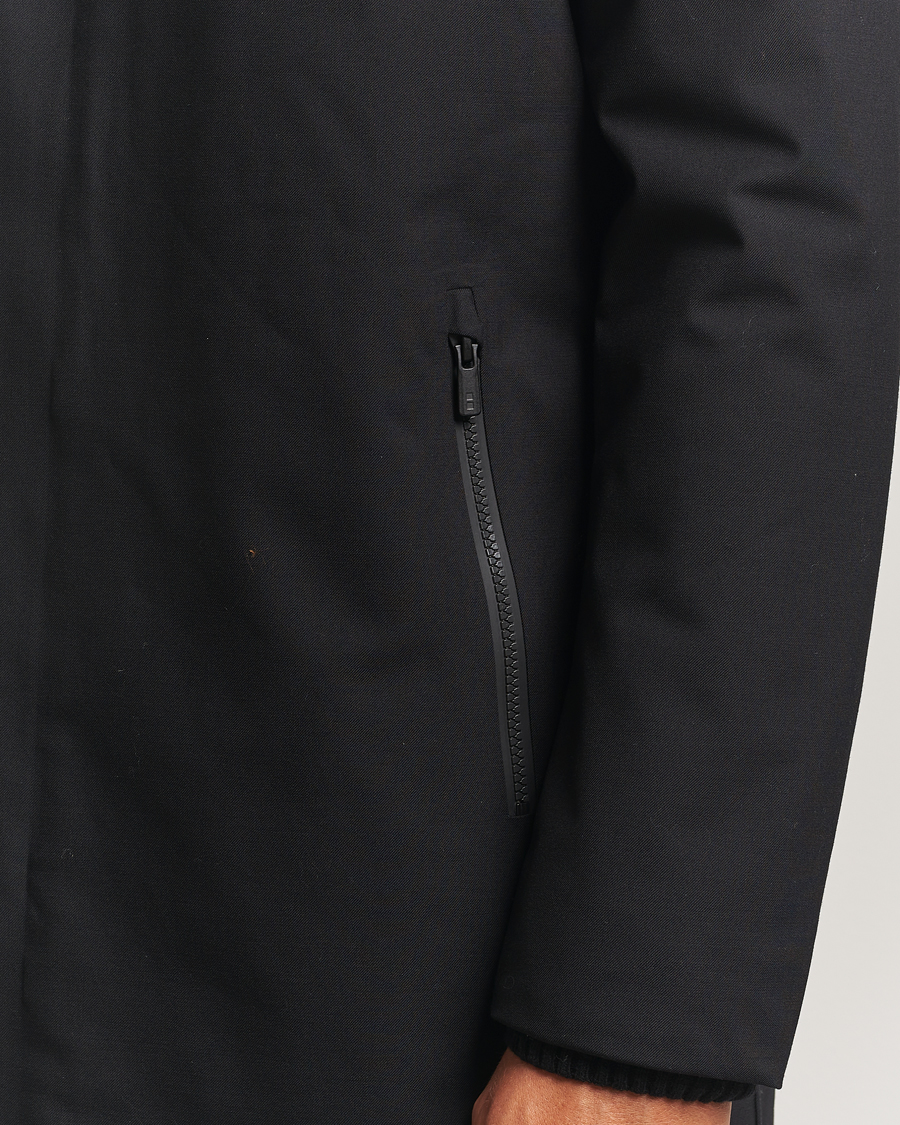 Hombres | Abrigos y chaquetas | UBR | Regulator Coat Savile Black Wool