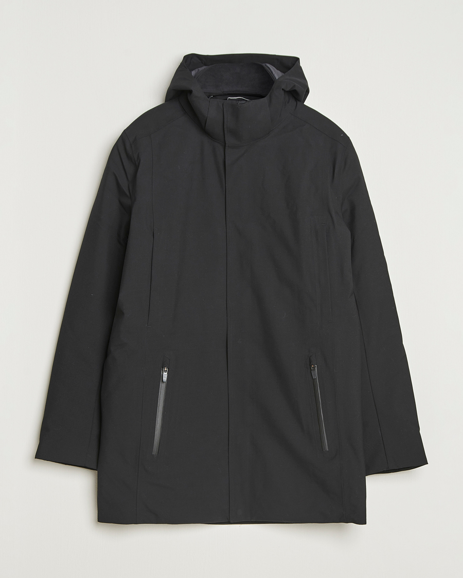 Hombres | Abrigos y chaquetas | UBR | Regulator Parka Savile Black Wool