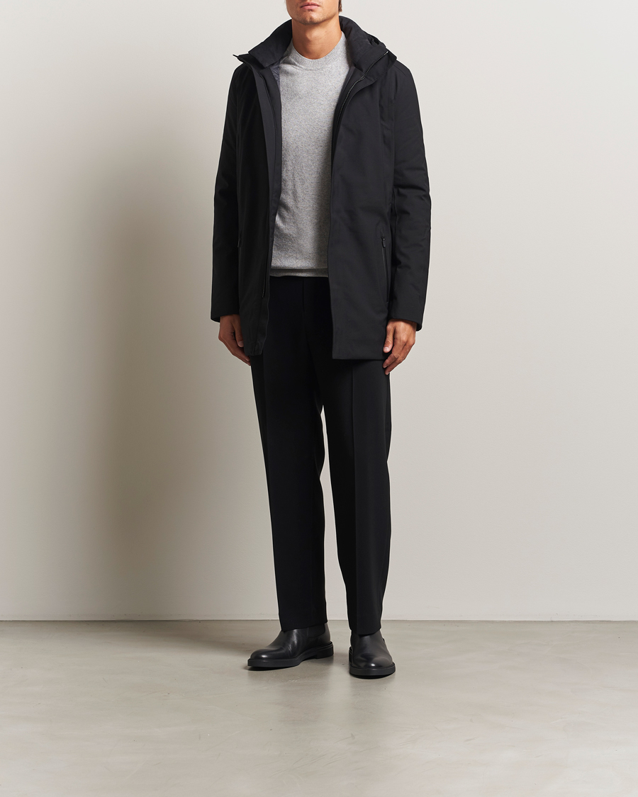 Hombres | Abrigos y chaquetas | UBR | Regulator Parka Savile Black Wool