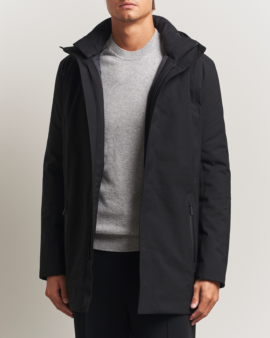 Hombres | Abrigos y chaquetas | UBR | Regulator Parka Savile Black Wool