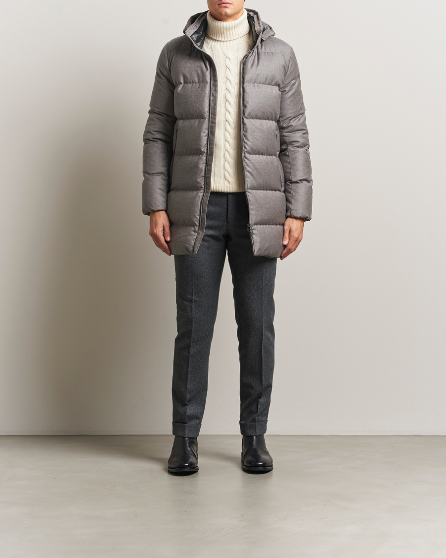 Hombres | Abrigos y chaquetas | UBR | Concorde Wool Parka Savile Sand Melange