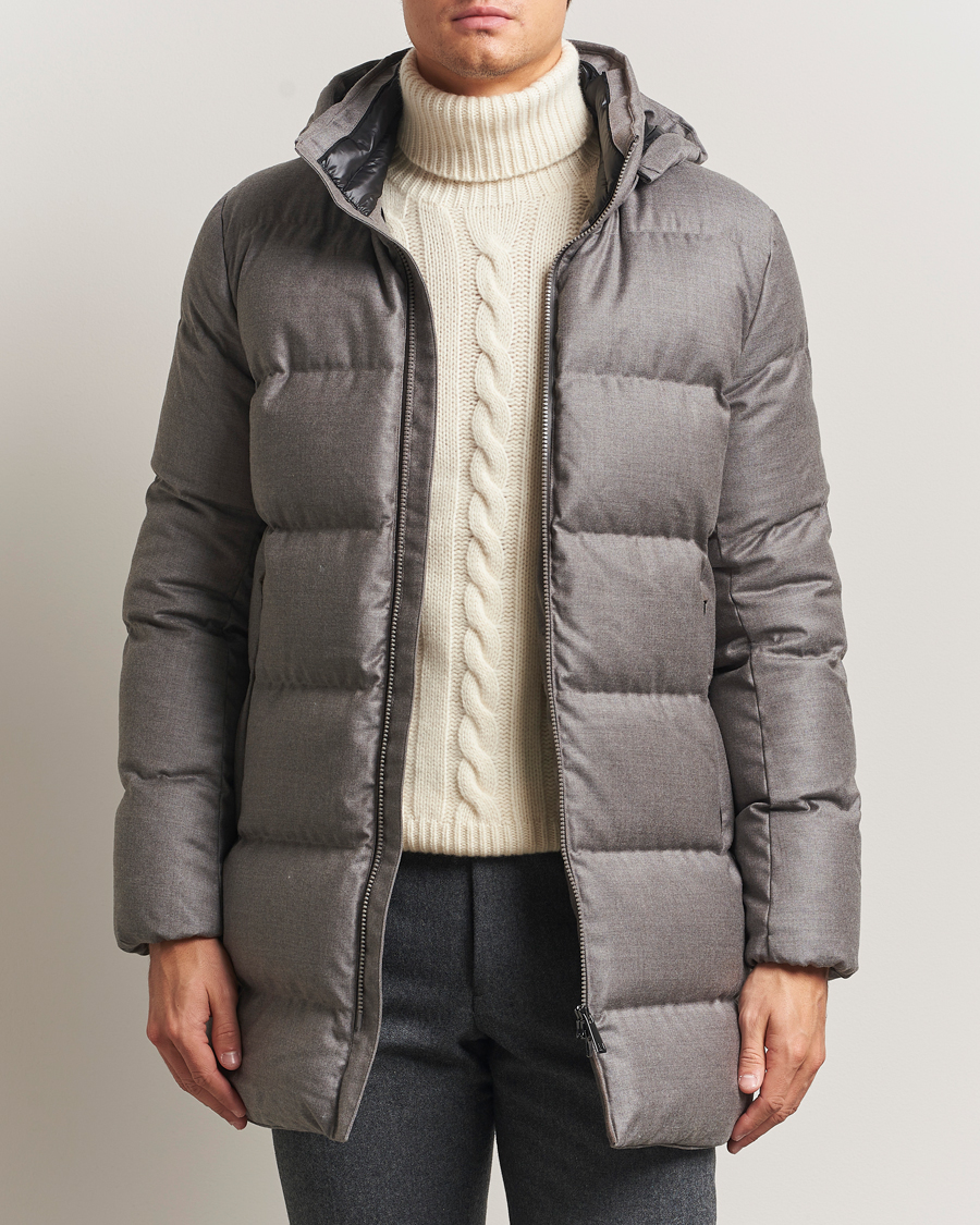 Hombres | Abrigos y chaquetas | UBR | Concorde Wool Parka Savile Sand Melange