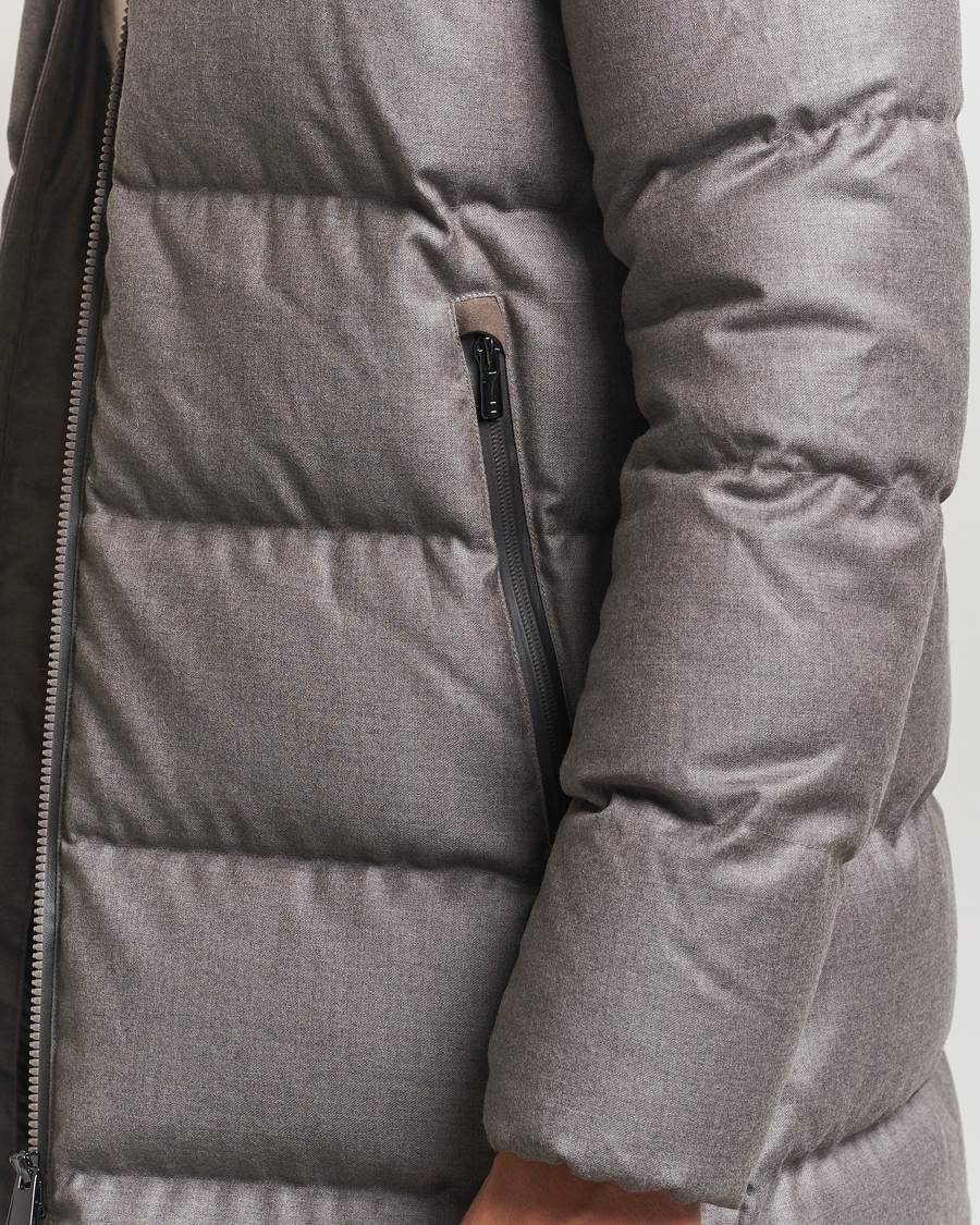 Hombres | Abrigos y chaquetas | UBR | Concorde Wool Parka Savile Sand Melange