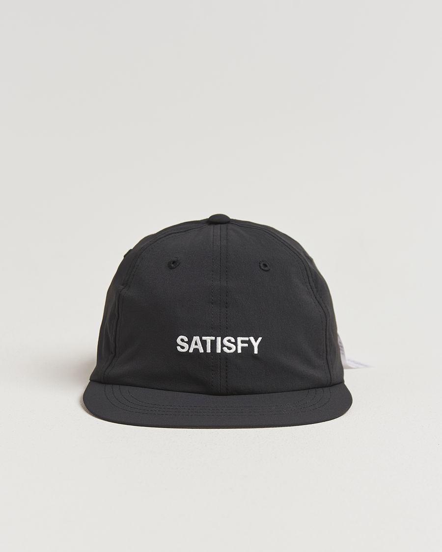 Hombres | Sombreros y gorras | Satisfy | PeaceShell Run Cult Cap Black