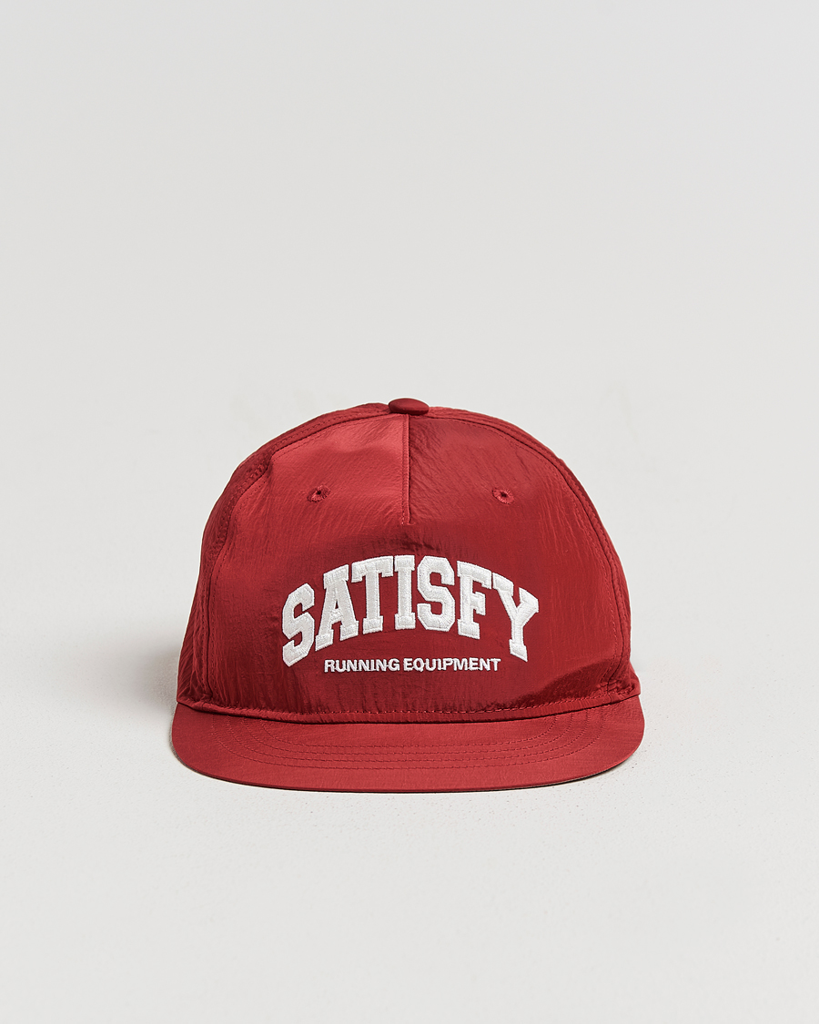 Hombres | Satisfy FliteSilk Running Cap Burgundy | Satisfy | FliteSilk Running Cap Burgundy