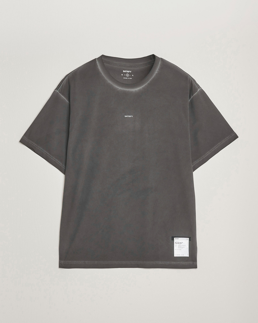 Hombres | Camisetas | Satisfy | AuraLite T-Shirt Pigment Black