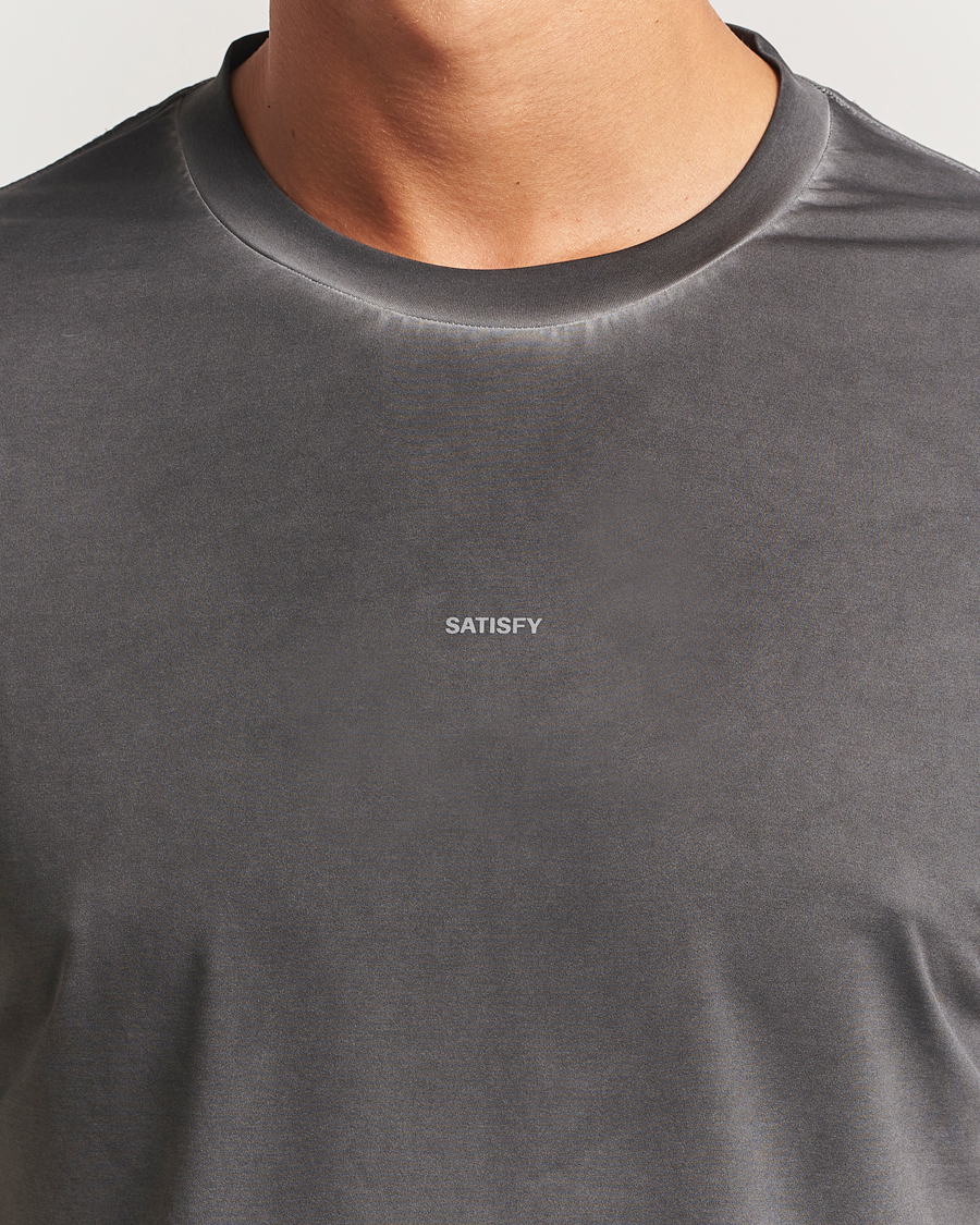 Hombres | Camisetas | Satisfy | AuraLite T-Shirt Pigment Black