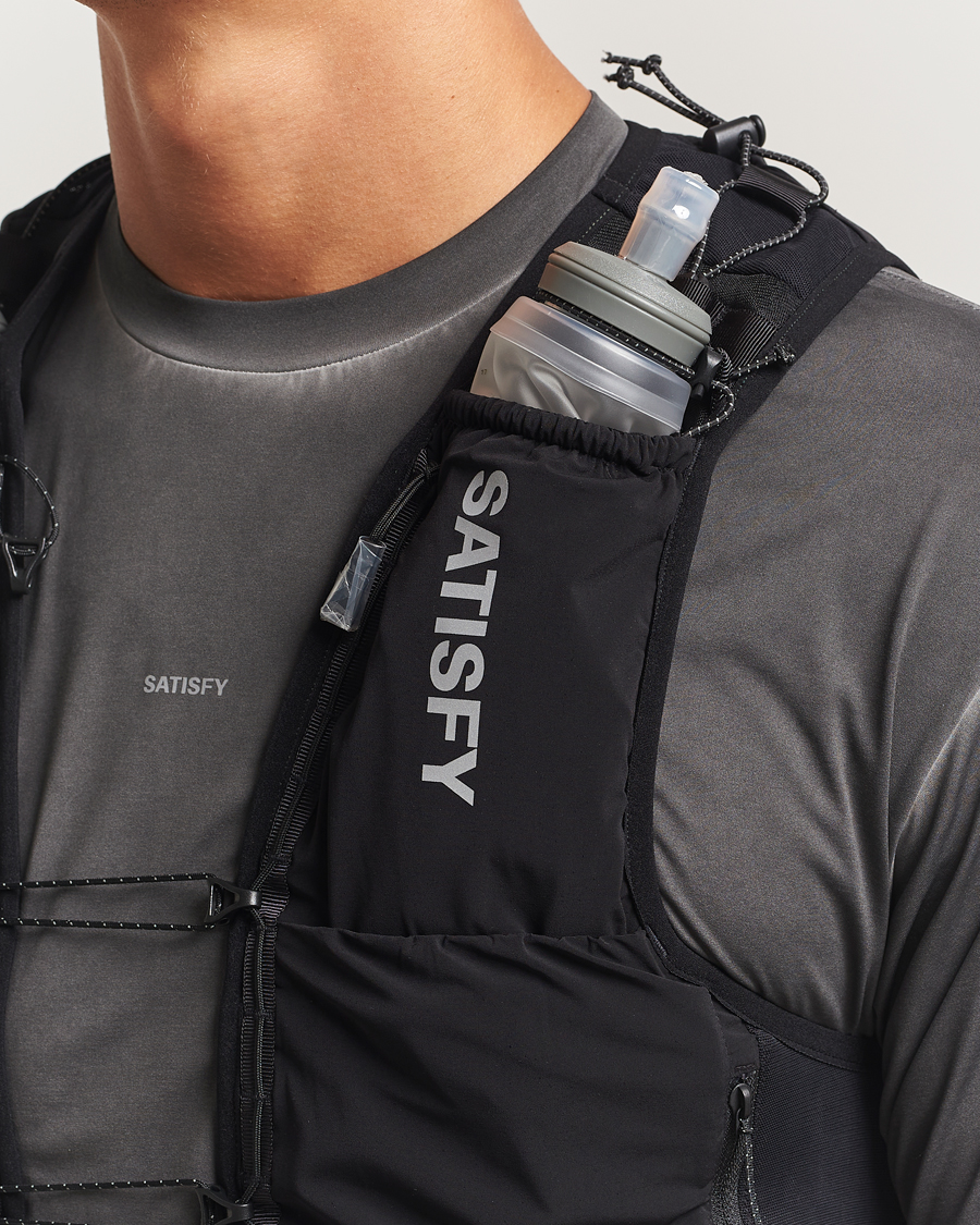 Hombres | Satisfy Justice Cordura Hydration Vest 5L Black | Satisfy | Justice Cordura Hydration Vest 5L Black