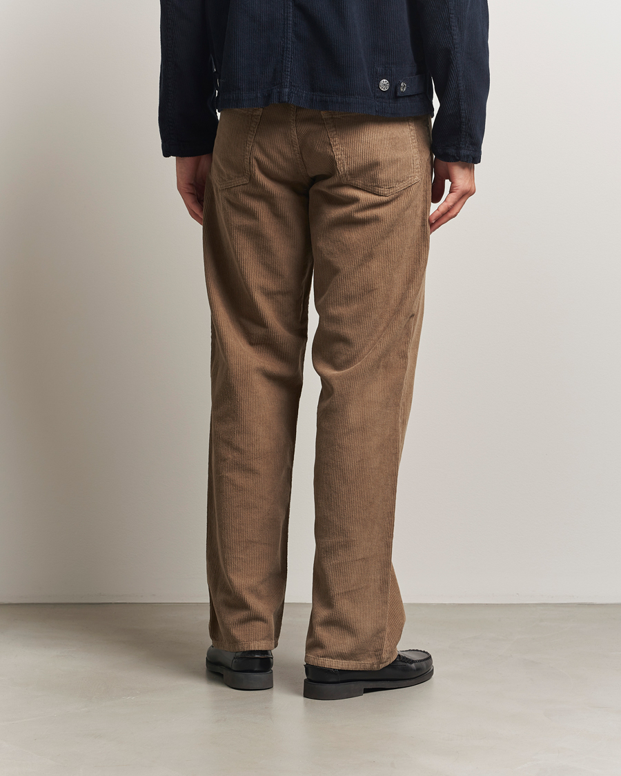 Hombres | Pantalones | Sunflower | Loose Corduroy Pants Taupe