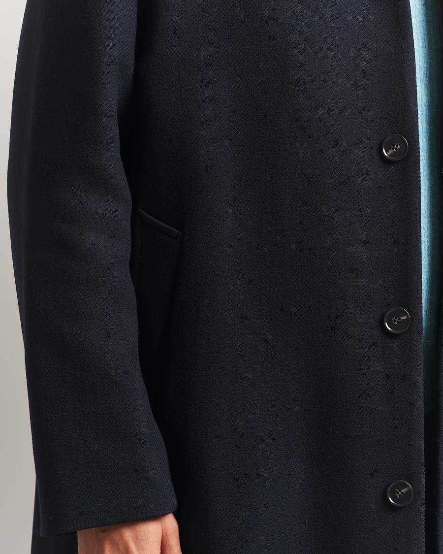 Hombres | Abrigos y chaquetas | Sunflower | Wool Winter Coat Navy