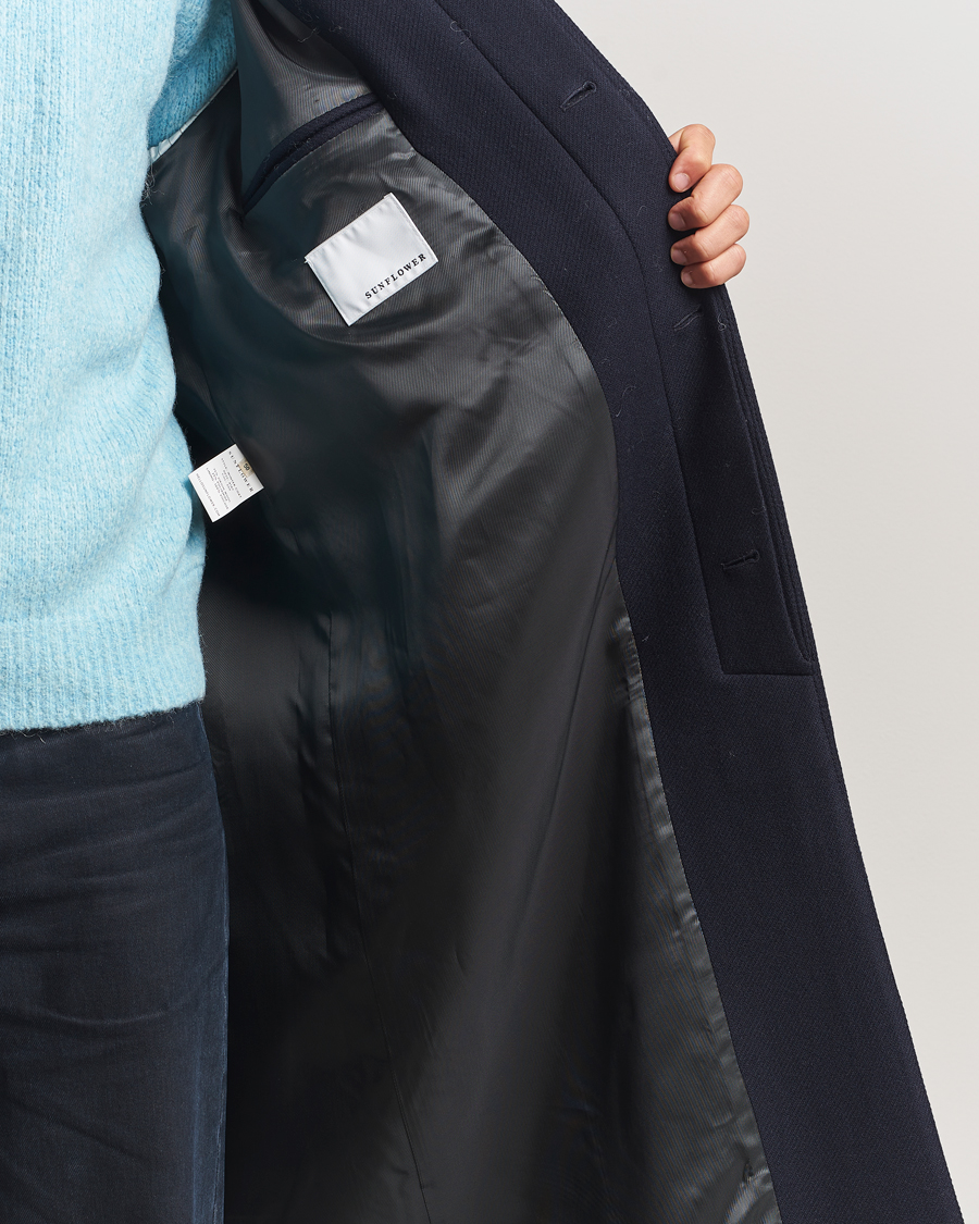 Hombres | Abrigos y chaquetas | Sunflower | Wool Winter Coat Navy