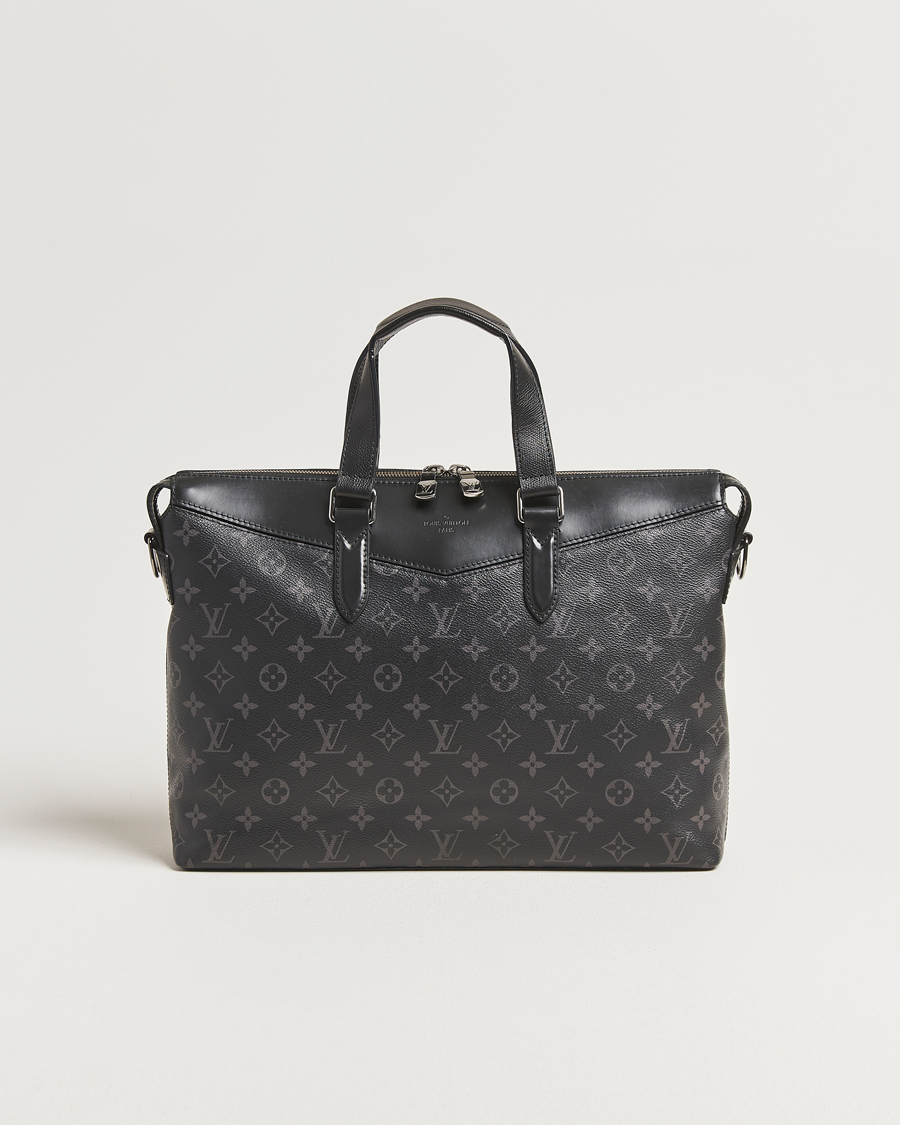 Hombres | Louis Vuitton Pre-Owned Briefcase Explorer Monogram Eclipse | Louis Vuitton Pre-Owned | Briefcase Explorer Monogram Eclipse