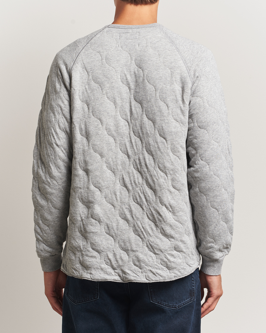Hombres | Jerséis y prendas de punto | BEAMS PLUS | MIL Quilt Crew Neck Grey