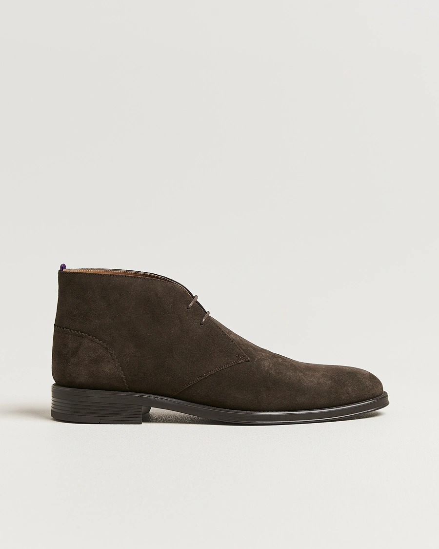Hombres | Botas | PS Paul Smith | Wilbur Suede Chukka Boot Dark Brown
