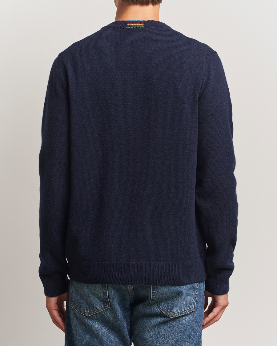 Hombres | Jerséis y prendas de punto | PS Paul Smith | Merino Knitted Cardigan Blue