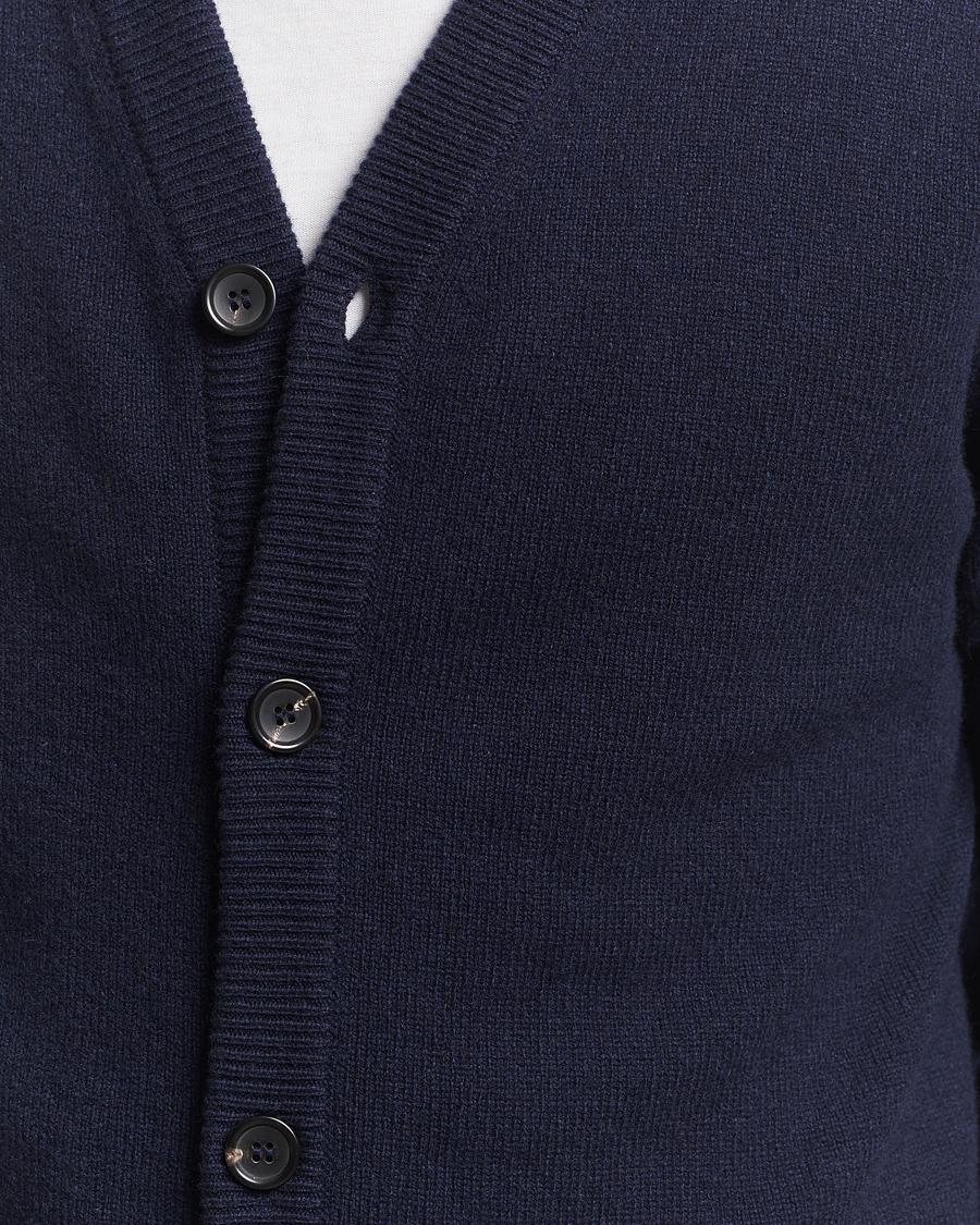 Hombres | Jerséis y prendas de punto | PS Paul Smith | Merino Knitted Cardigan Blue