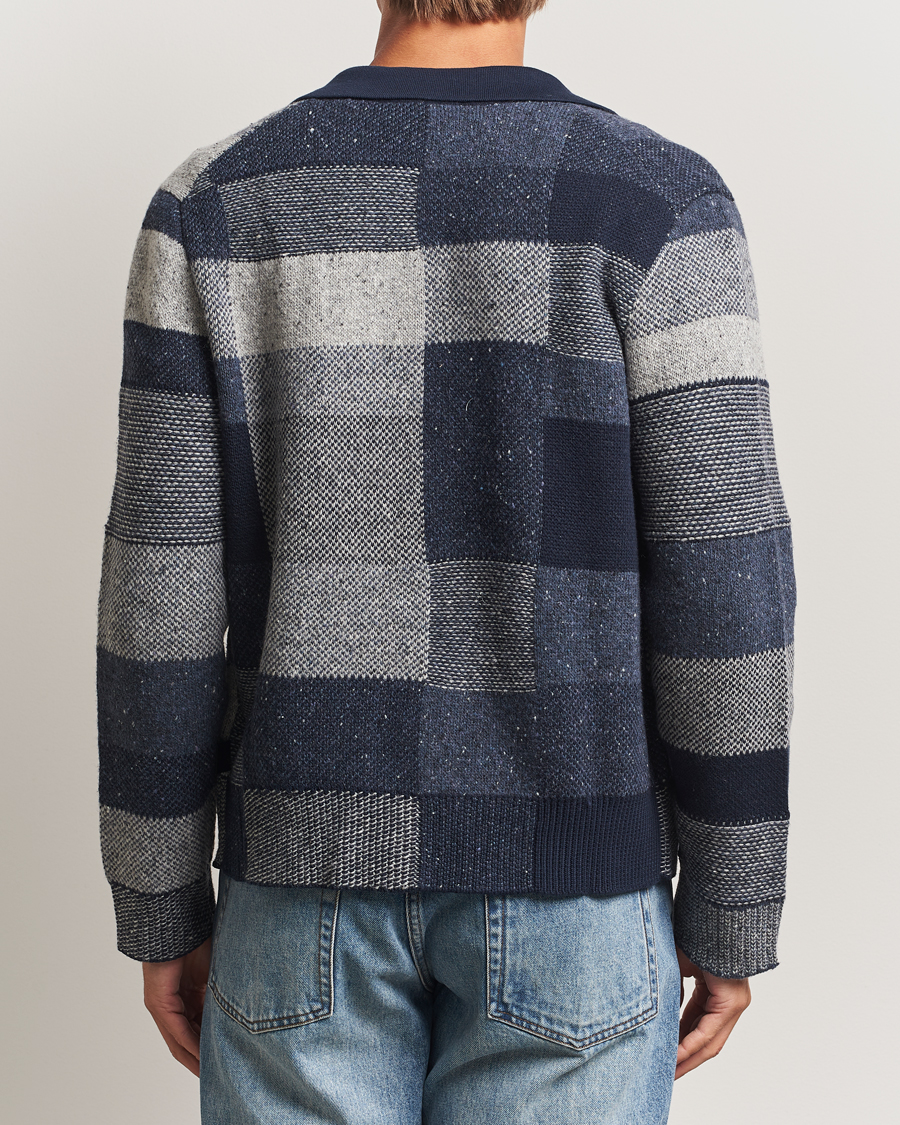 Hombres | Jerséis y prendas de punto | PS Paul Smith | Colourblocked Knitted Full Zip Blue Multi