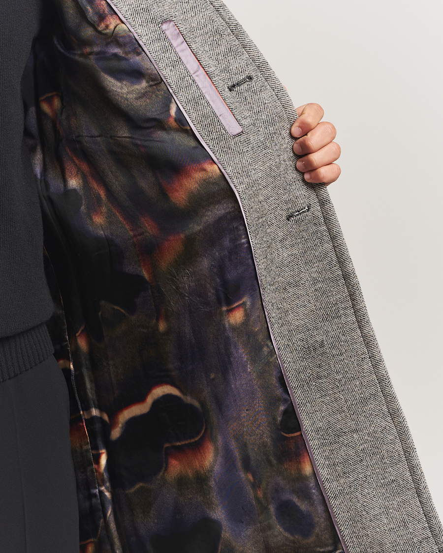 Hombres | Abrigos y chaquetas | Paul Smith | Wool Herringbone Coat Grey