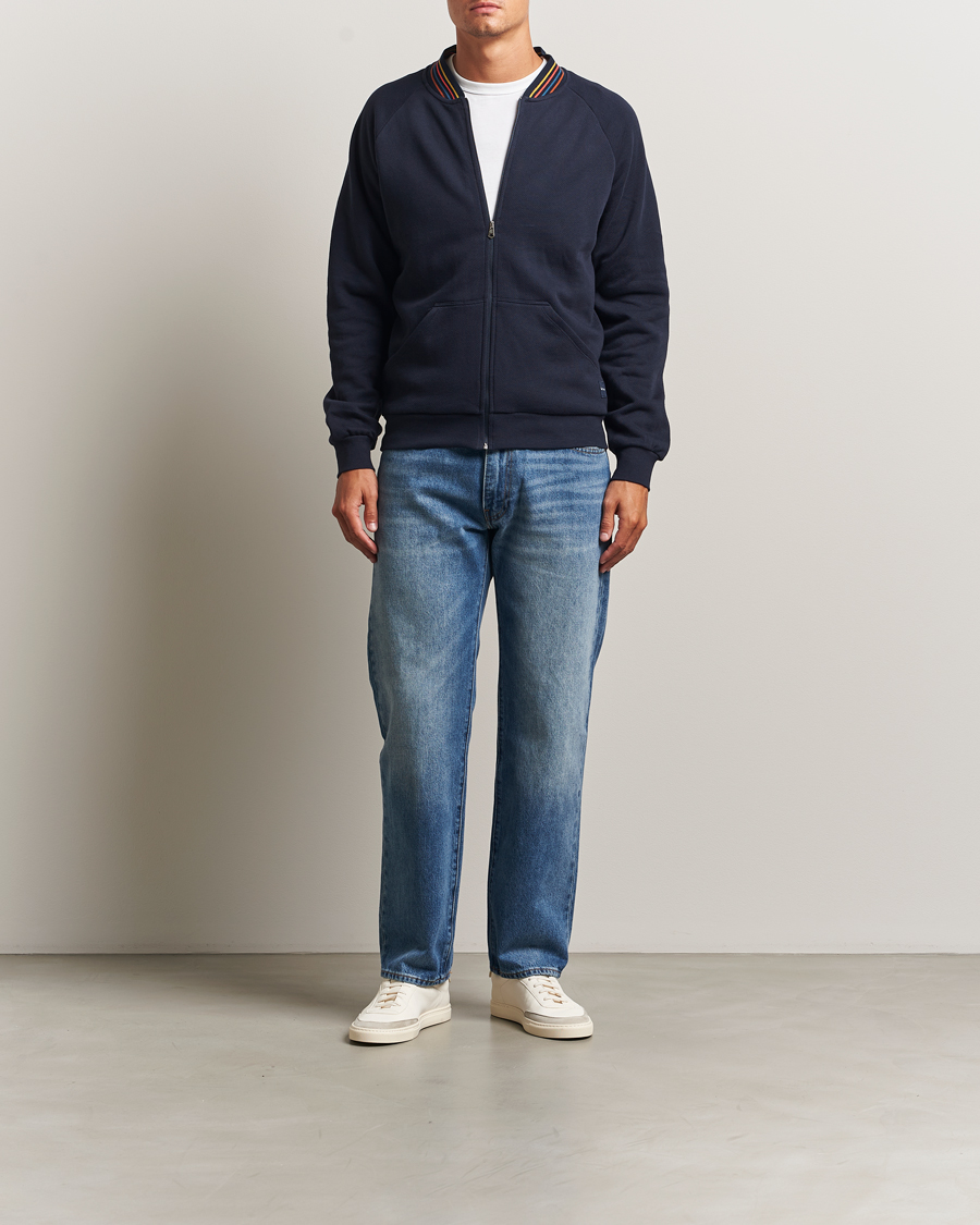 Hombres | Jerséis y prendas de punto | Paul Smith | Artist Rib Full Zip Navy