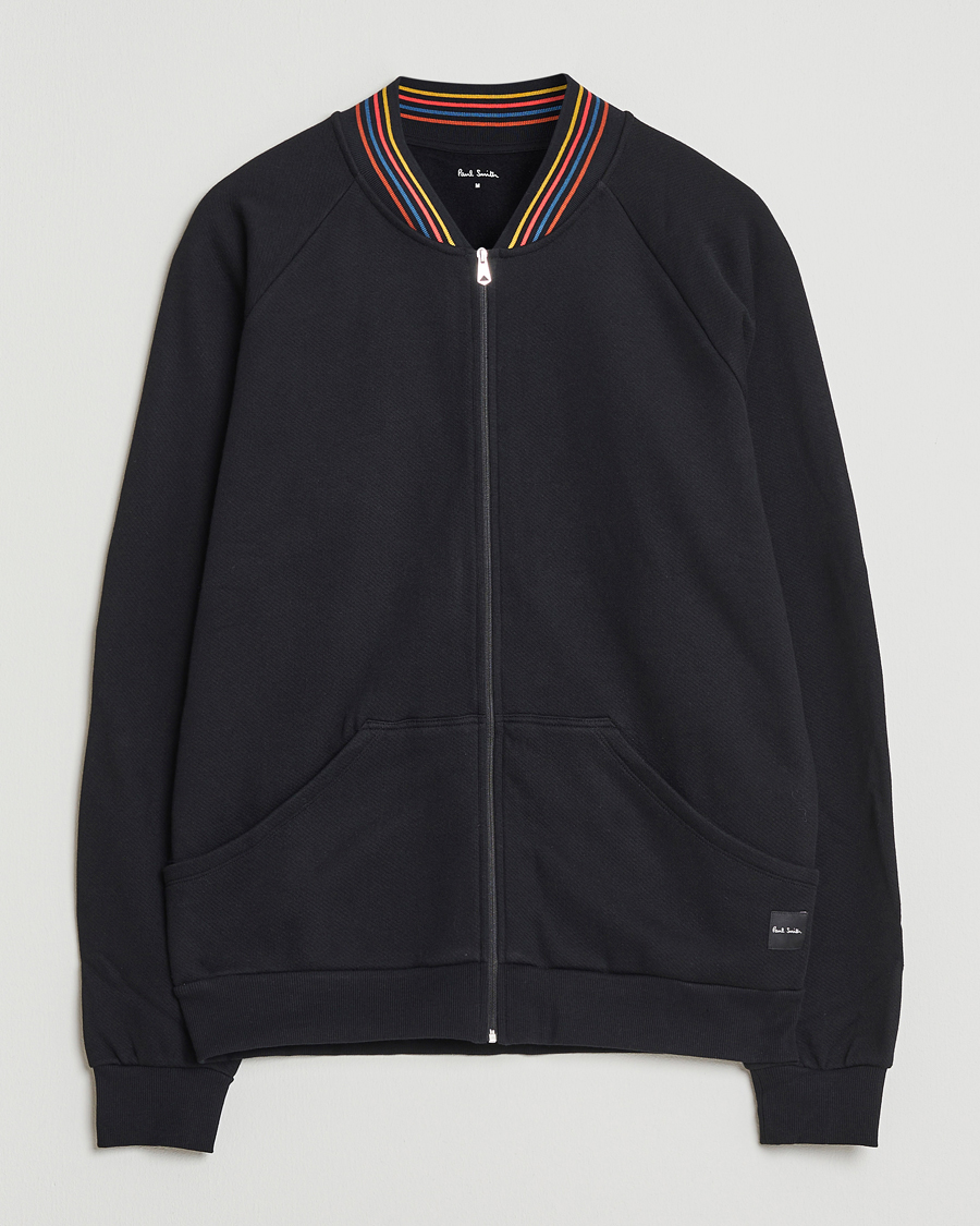 Hombres | Jerséis y prendas de punto | Paul Smith | Artist Rib Full Zip Black