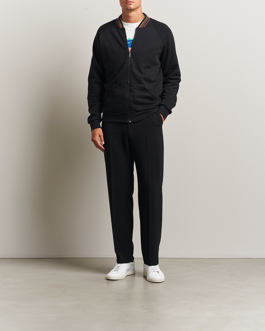 Hombres | Jerséis y prendas de punto | Paul Smith | Artist Rib Full Zip Black
