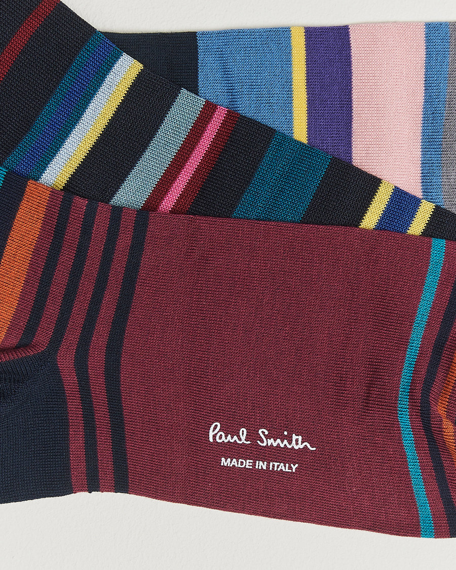 Hombres | Ropa interior y calcetines | Paul Smith | 3-Pack Striped Sock Multi