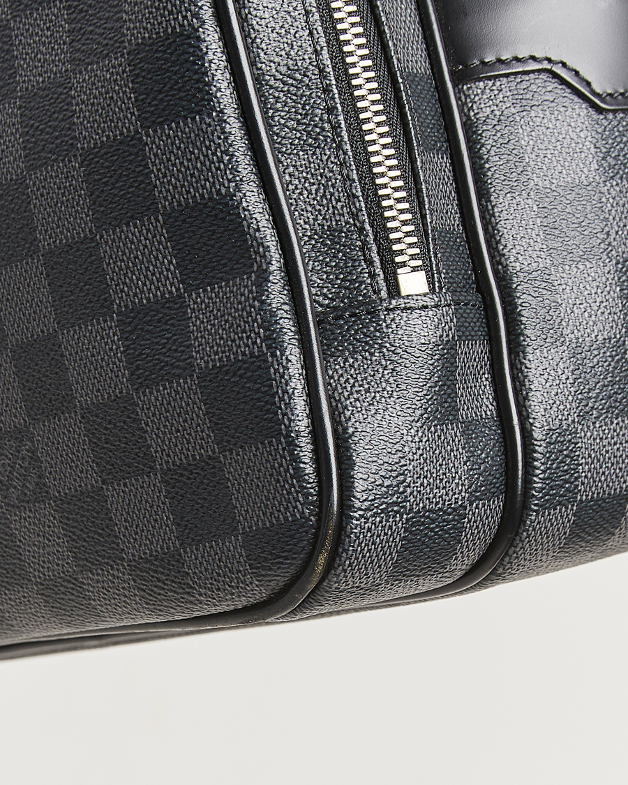 Hombres | Pre-Owned & Vintage Bags | Louis Vuitton Pre-Owned | Leoh Shoulder Bag Damier Graphite