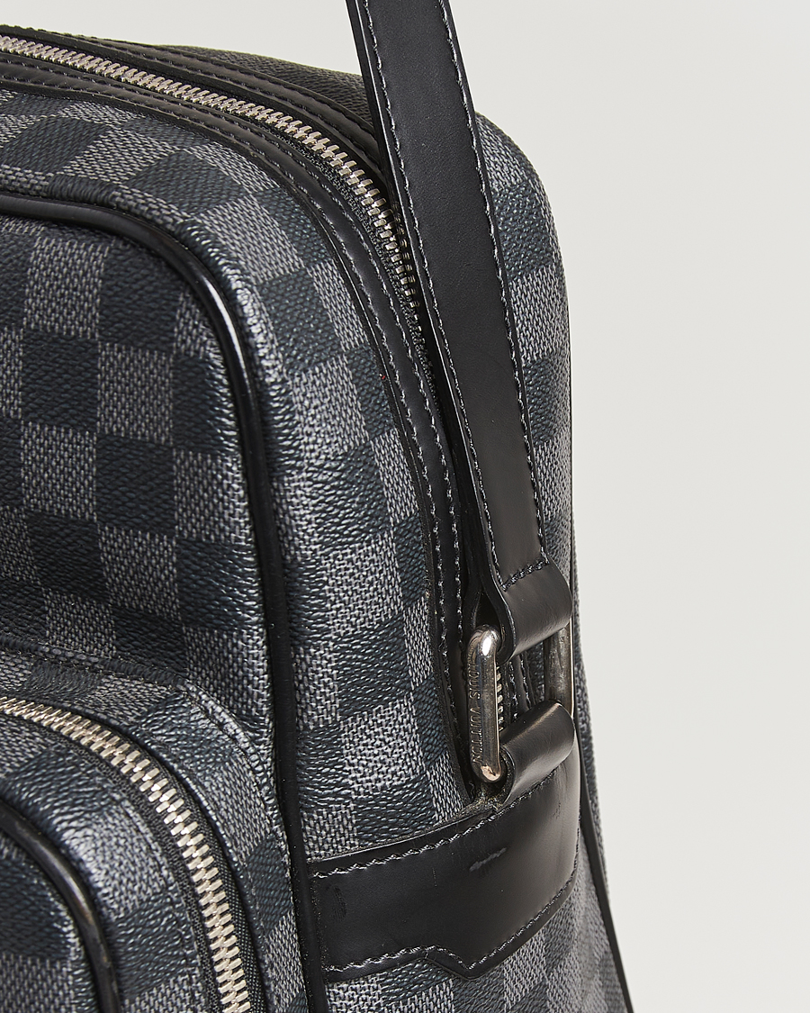 Hombres | Pre-Owned & Vintage Bags | Louis Vuitton Pre-Owned | Leoh Shoulder Bag Damier Graphite