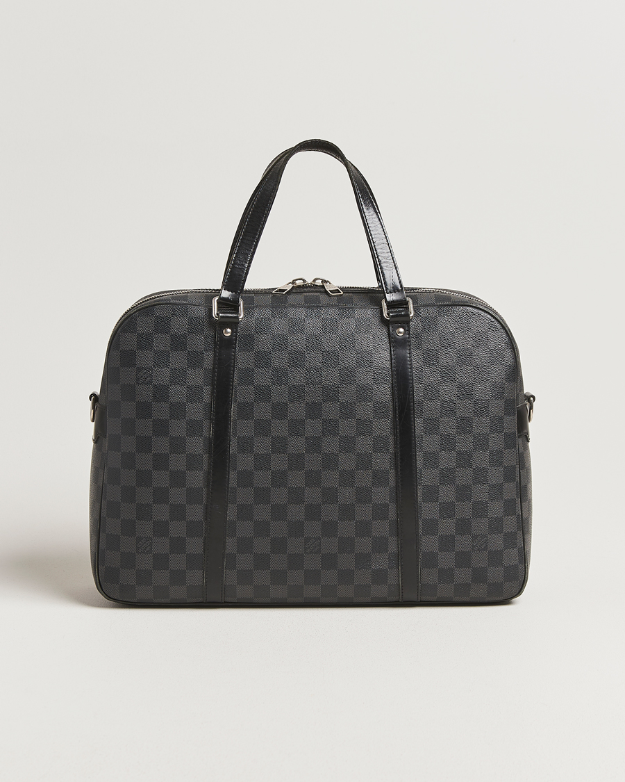 Hombres | Pre-Owned & Vintage Bags | Louis Vuitton Pre-Owned | Jorn Porte Documents Damier Graphite