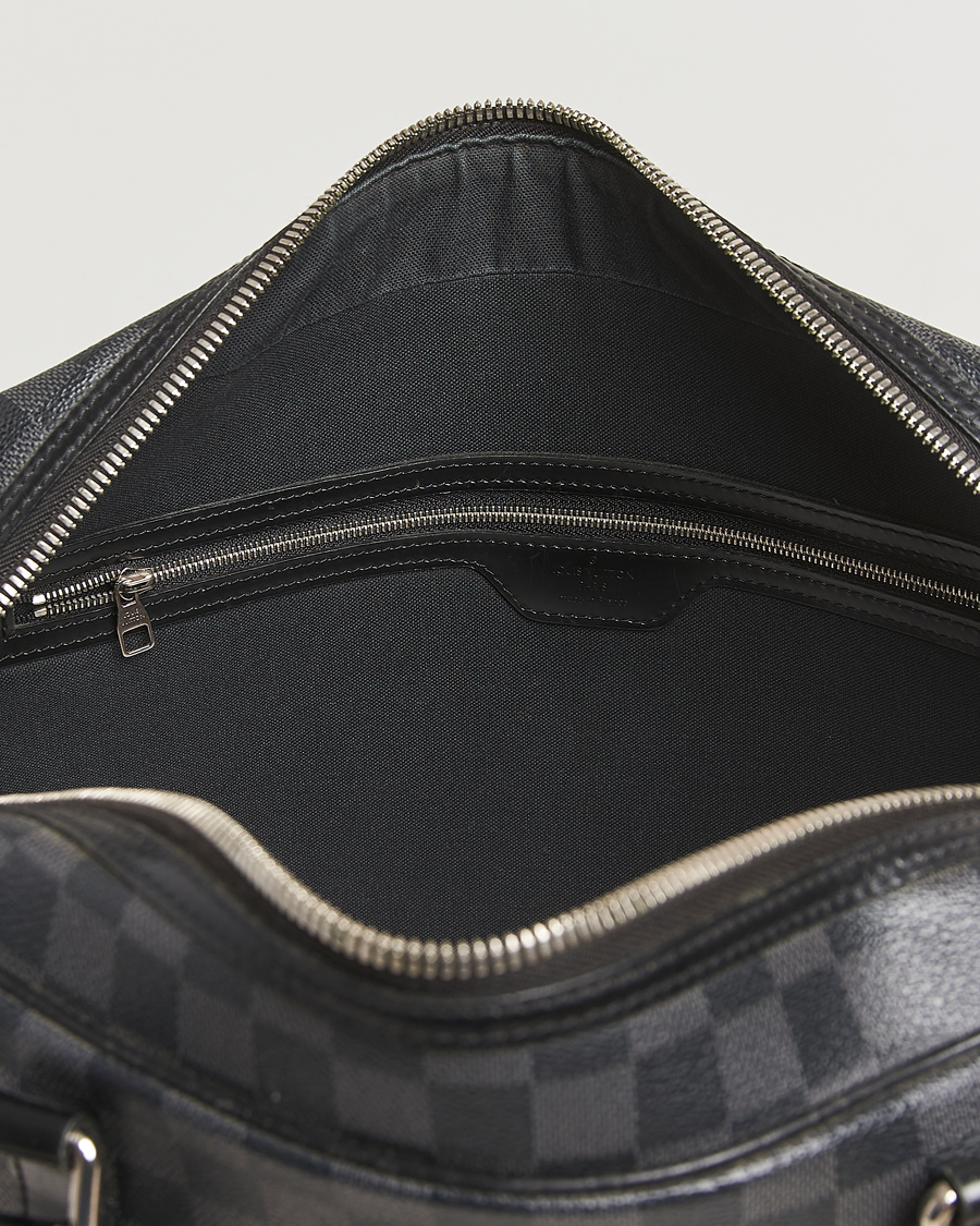 Hombres | Pre-Owned & Vintage Bags | Louis Vuitton Pre-Owned | Jorn Porte Documents Damier Graphite