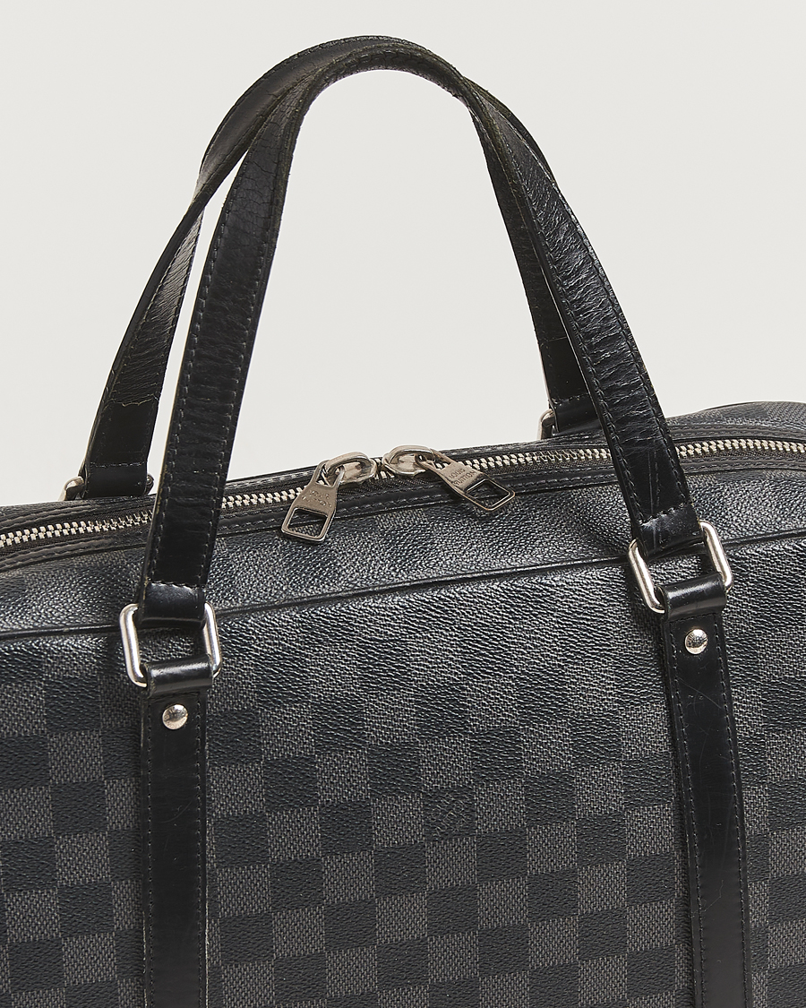 Hombres | Pre-Owned & Vintage Bags | Louis Vuitton Pre-Owned | Jorn Porte Documents Damier Graphite