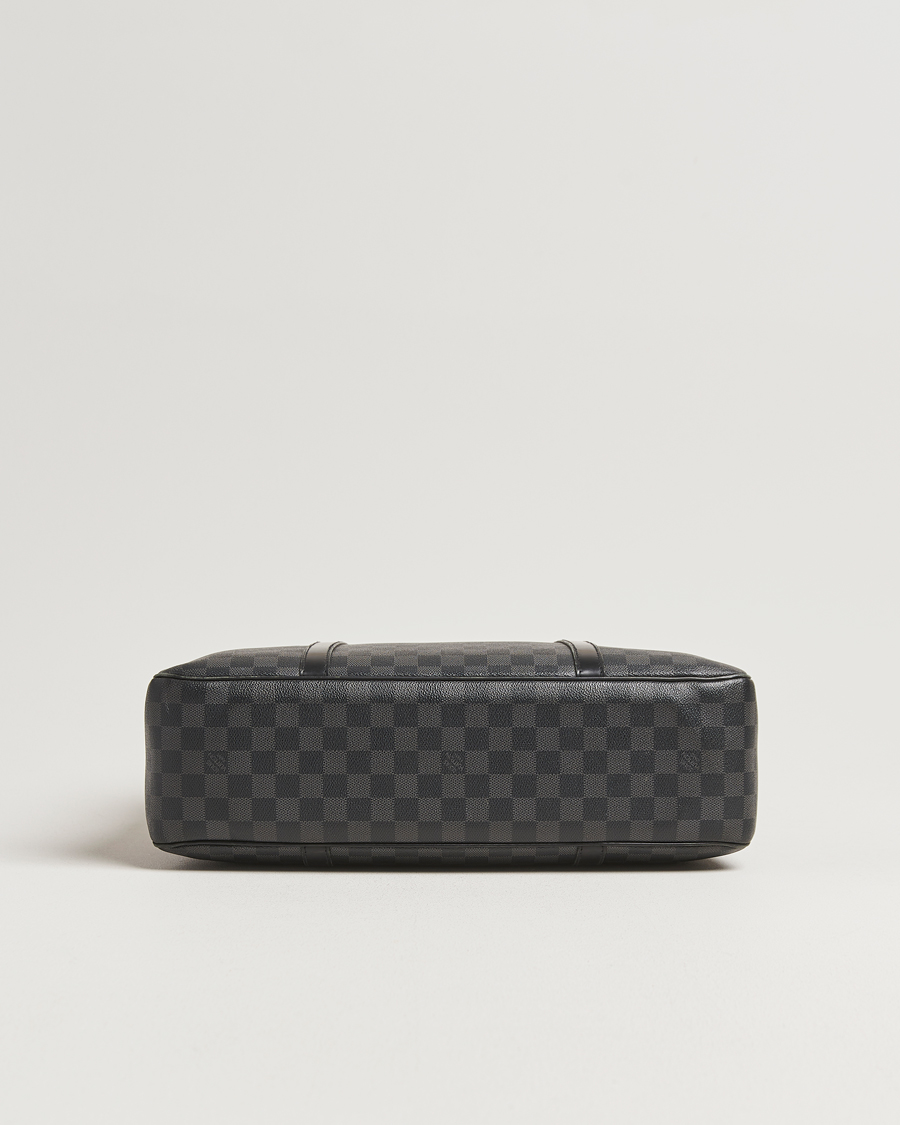 Hombres | Pre-Owned & Vintage Bags | Louis Vuitton Pre-Owned | Jorn Porte Documents Damier Graphite