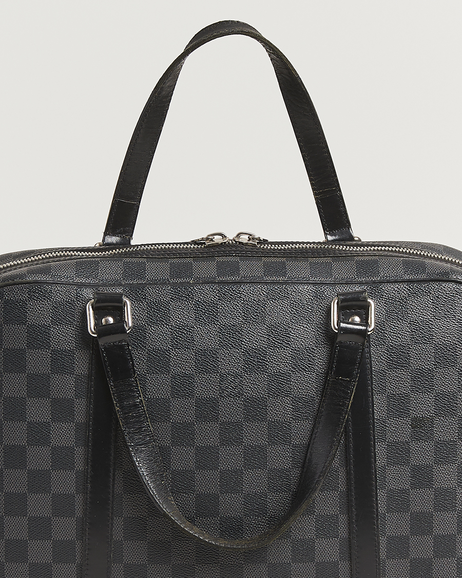 Hombres | Pre-Owned & Vintage Bags | Louis Vuitton Pre-Owned | Jorn Porte Documents Damier Graphite
