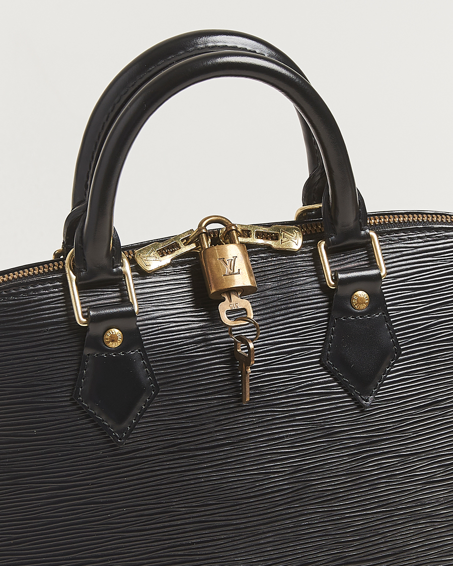 Hombres | Louis Vuitton Pre-Owned Alma PM Bag Epi Leather Black | Louis Vuitton Pre-Owned | Alma PM Bag Epi Leather Black