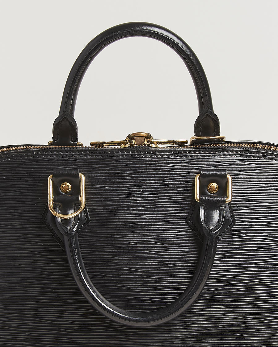 Hombres | Louis Vuitton Pre-Owned Alma PM Bag Epi Leather Black | Louis Vuitton Pre-Owned | Alma PM Bag Epi Leather Black