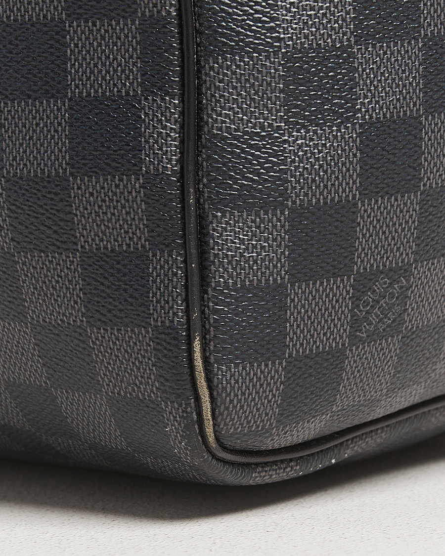 Hombres | Louis Vuitton Pre-Owned Keepall Bandoulière 55 Damier Graphite | Louis Vuitton Pre-Owned | Keepall Bandoulière 55 Damier Graphite
