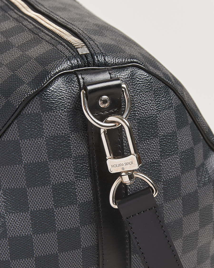 Hombres | Louis Vuitton Pre-Owned Keepall Bandoulière 55 Damier Graphite | Louis Vuitton Pre-Owned | Keepall Bandoulière 55 Damier Graphite