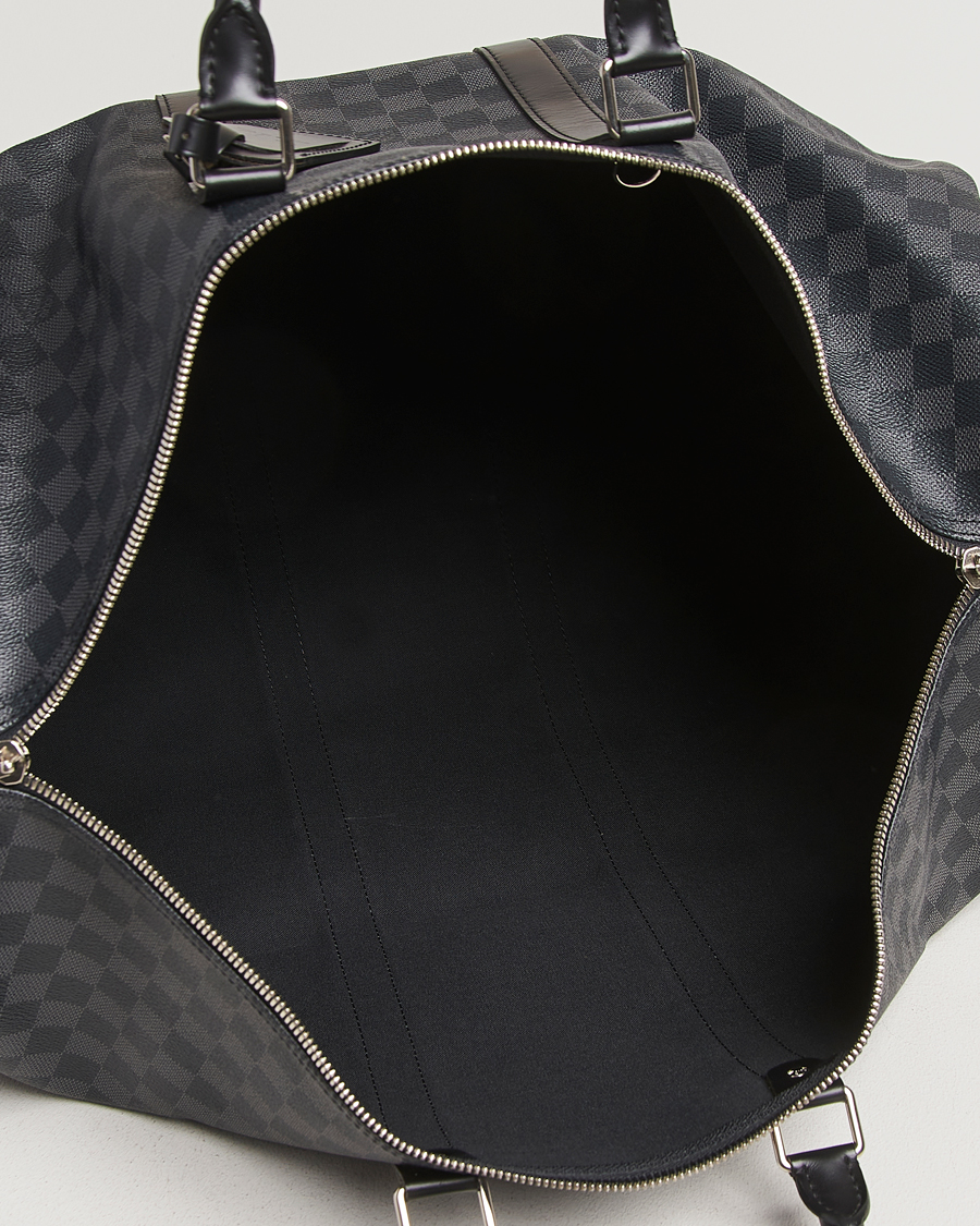 Hombres | Louis Vuitton Pre-Owned Keepall Bandoulière 55 Damier Graphite | Louis Vuitton Pre-Owned | Keepall Bandoulière 55 Damier Graphite