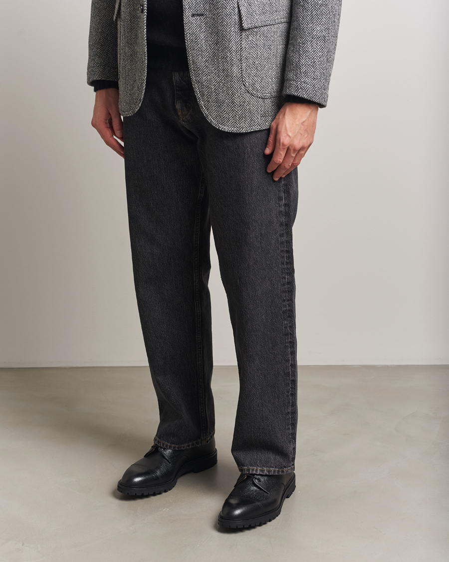 Hombres | Zapatos derby | Crockett & Jones | Sandhurst Derby Vibram Black Scotch Grain