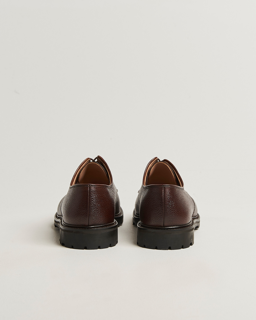 Hombres | Zapatos derby | Crockett & Jones | Sandhurst Derby Vibram Brown Scotch Grain