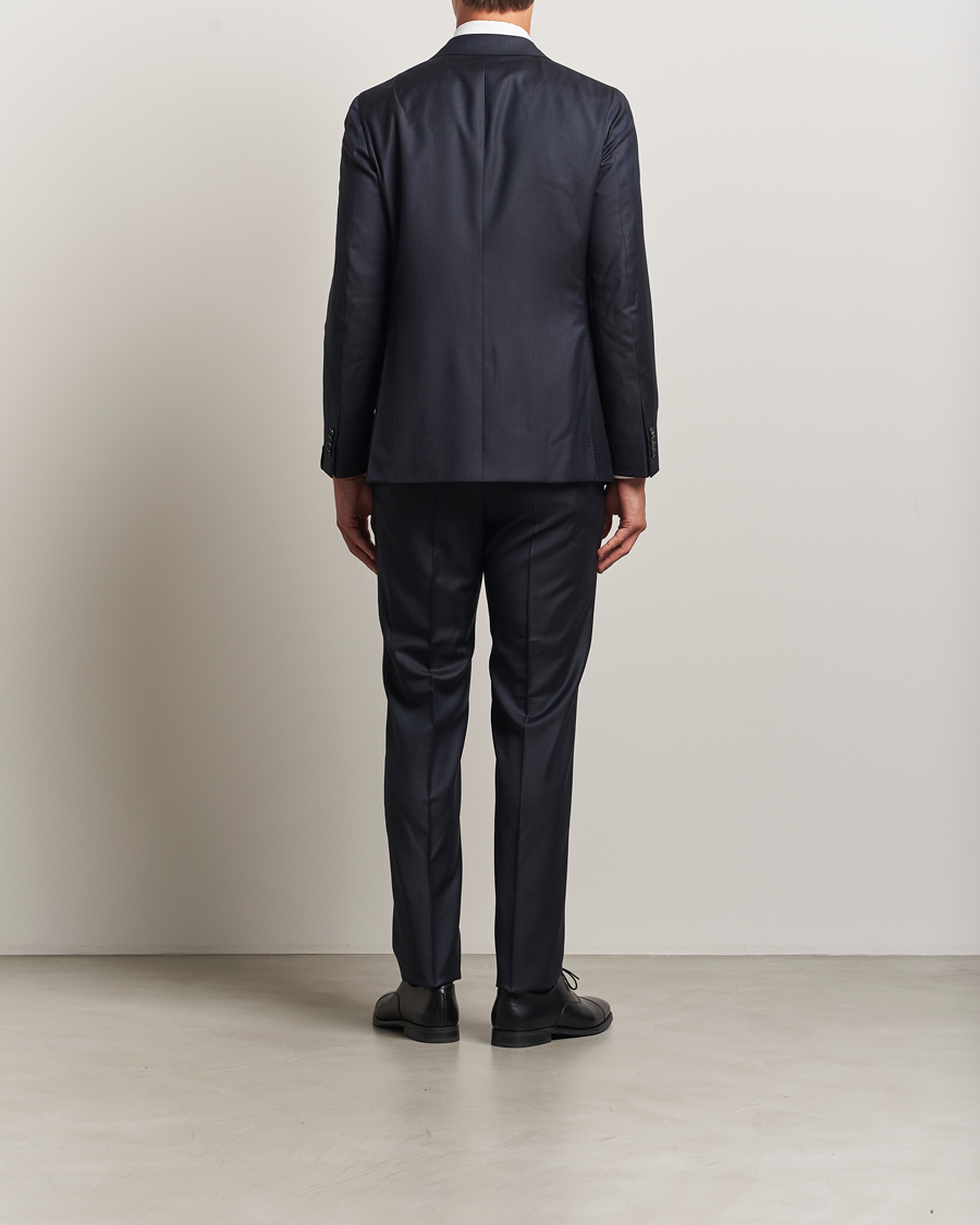 Hombres | Trajes | Caruso | Aida Super 130s Wool Suit Navy