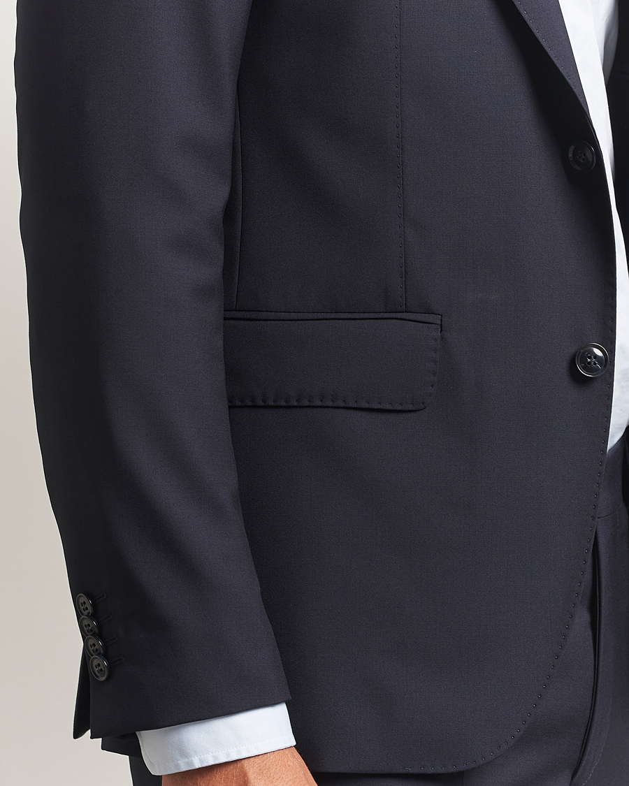 Hombres | Blazers | Oscar Jacobson | Ego Wool Blazer Navy