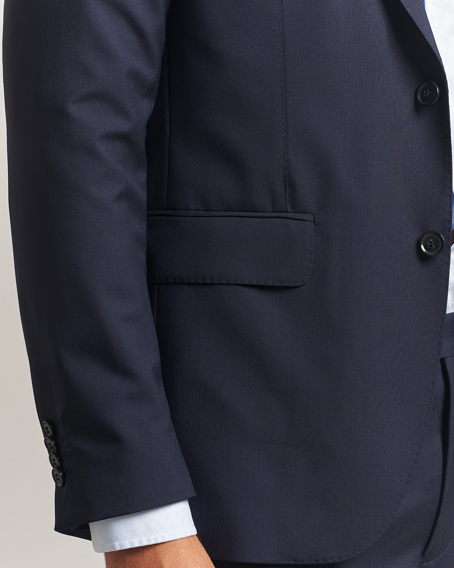 Hombres | Blazers | Oscar Jacobson | Ego Wool Blazer Blue