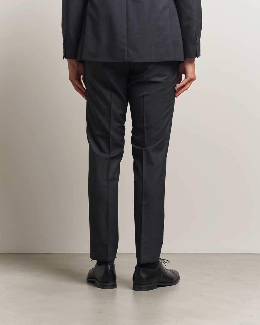 Hombres | Pantalones | Oscar Jacobson | Dandy Wool Trousers Grey