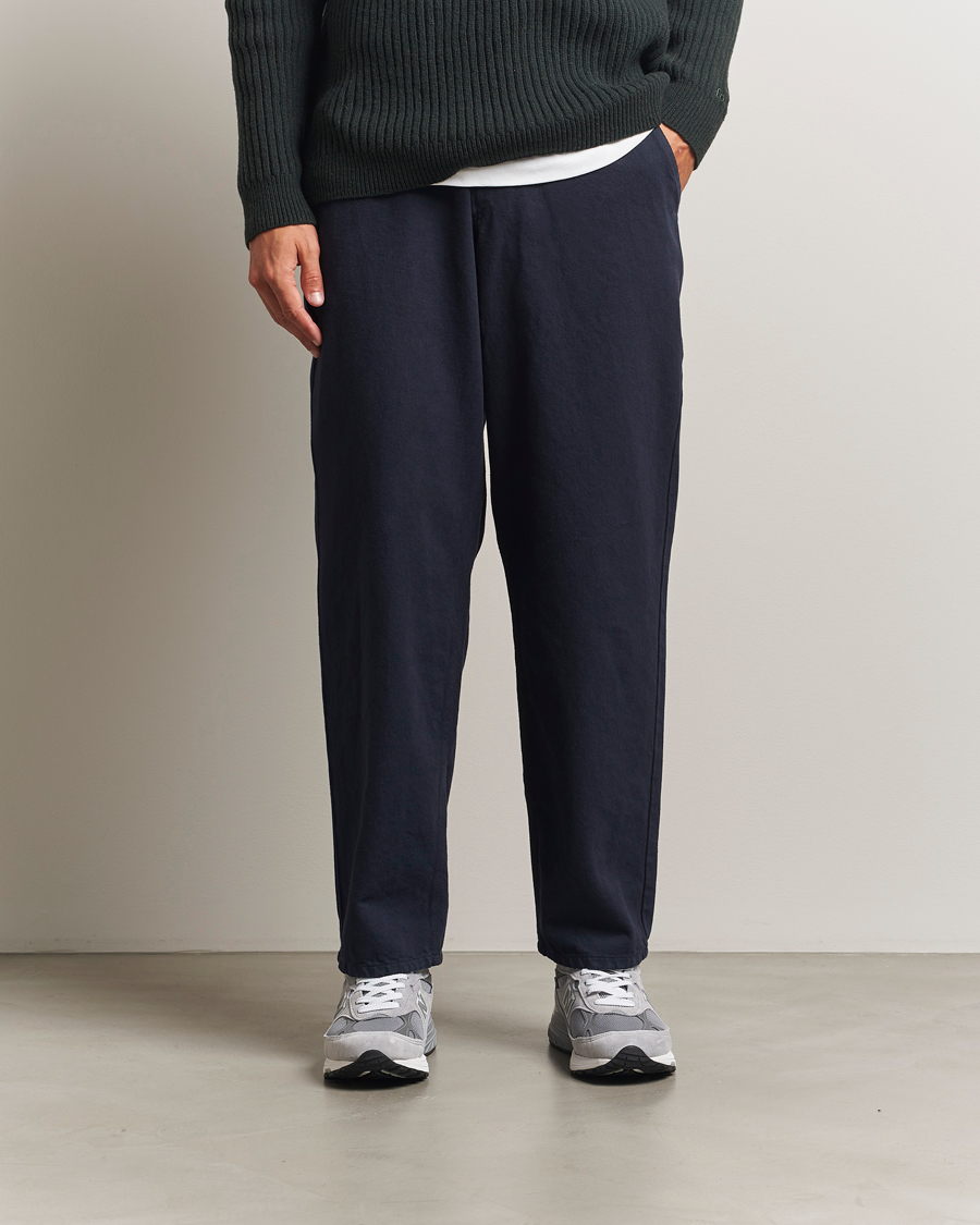 Hombres | Pantalones | Forét | Clay Twill Pants Navy
