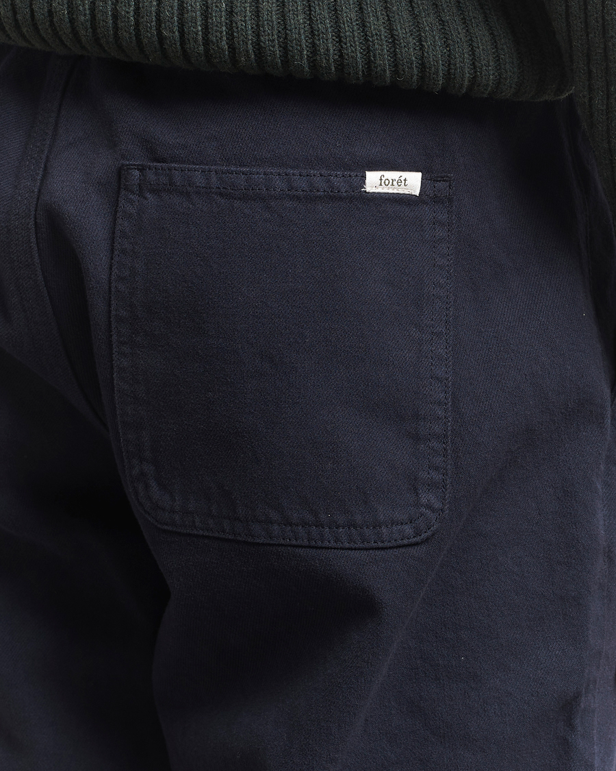 Hombres | Pantalones | Forét | Clay Twill Pants Navy