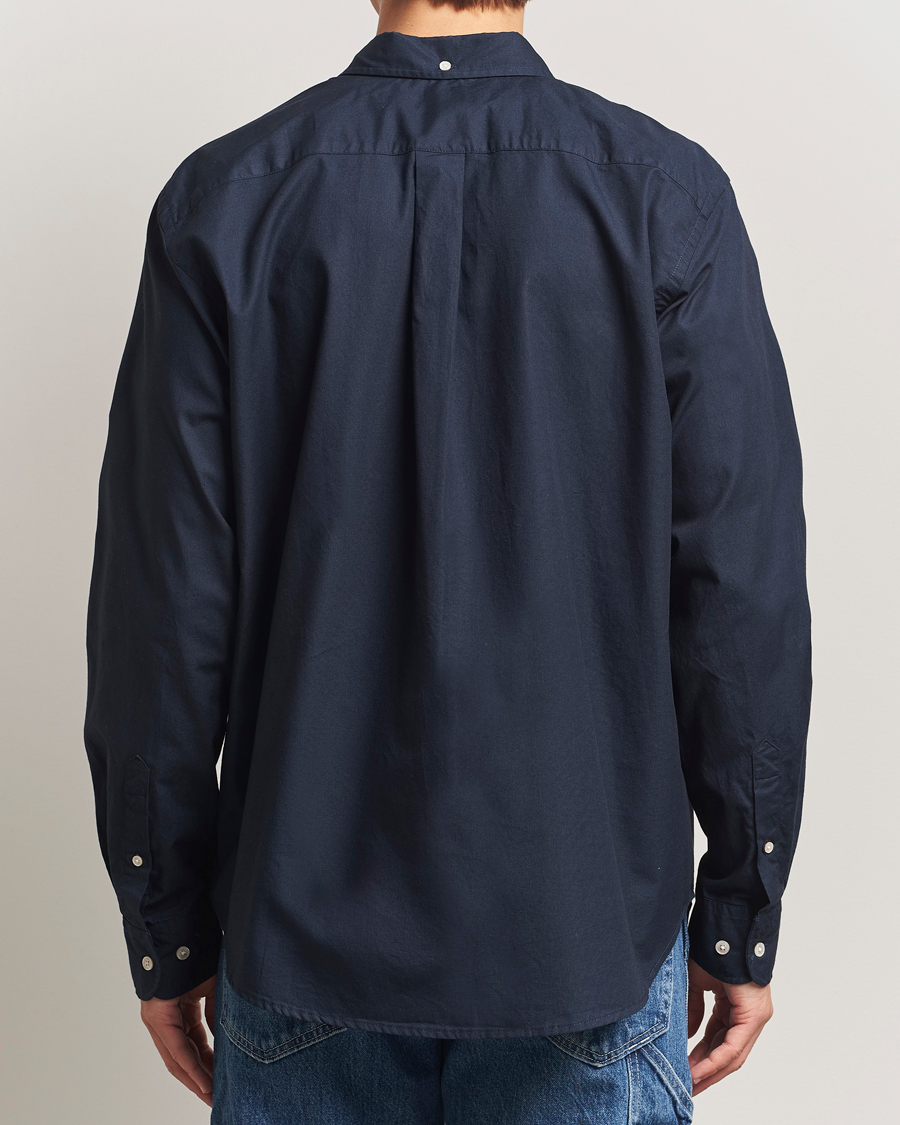 Hombres | Camisas | Forét | Flag Regular Fit Oxford Shirt Navy