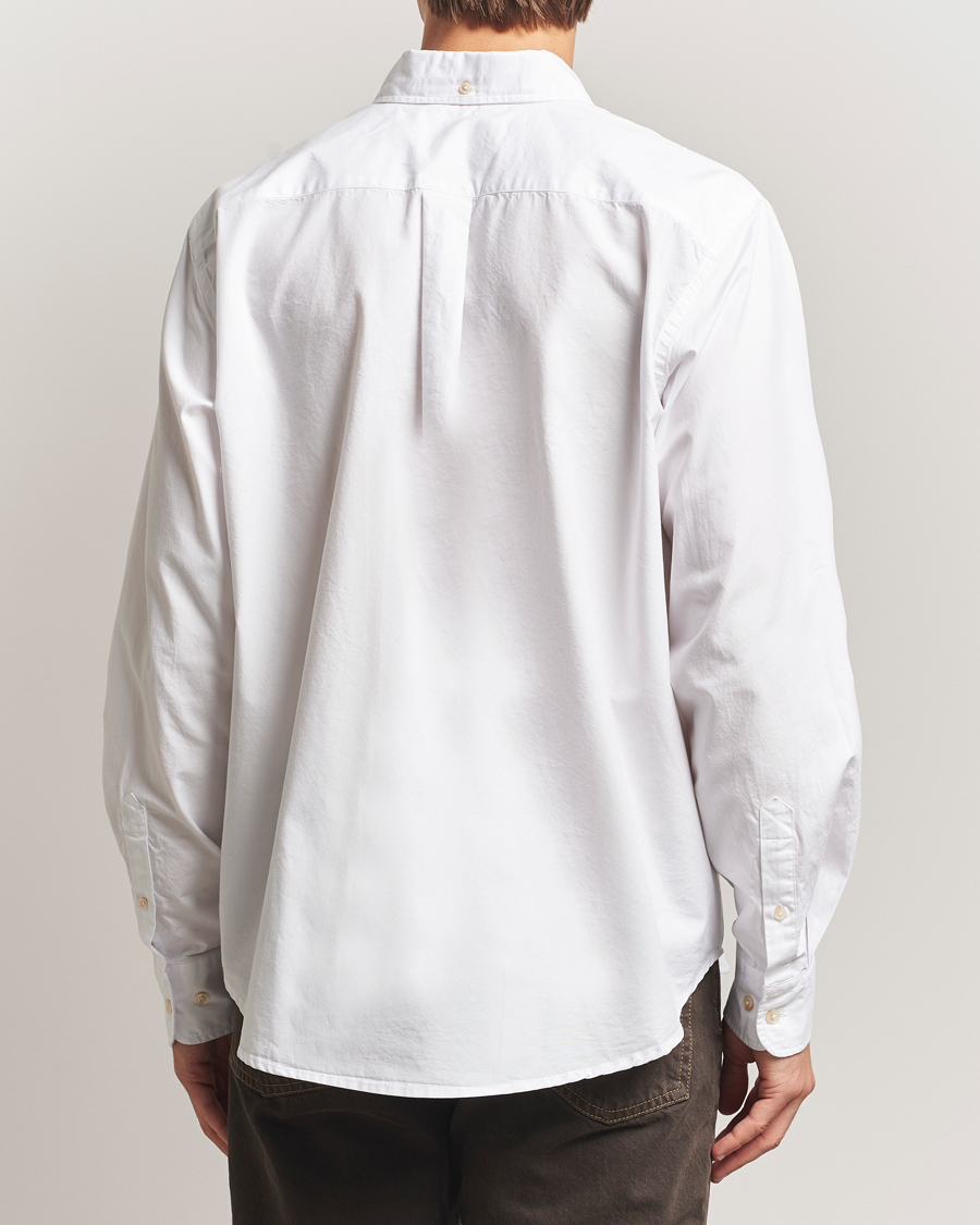 Hombres | Camisas | Forét | Flag Regular Fit Oxford Shirt White